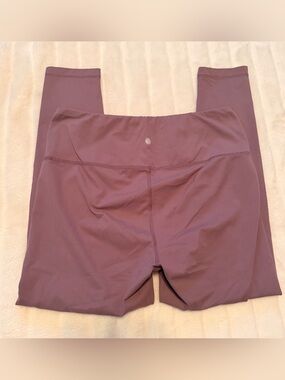 Yogalicious Women’s Purple Pink Mauve Yoga Leggings Polyester Spandex Size XL